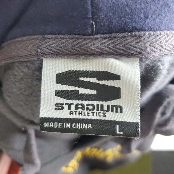 Stadium West Virginia Mountaineers NCAA Hoodie Sweatshirt Men Size Large - Picture 4 of 11